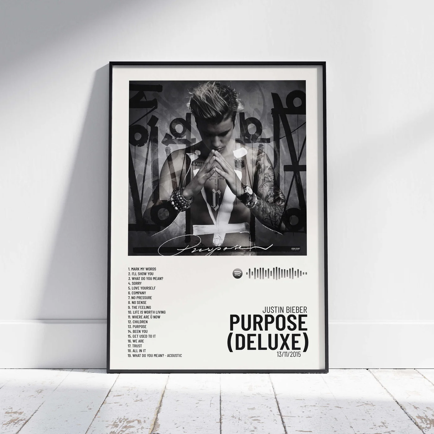 RETNA calligraphy for Justin Bieber Purpose album